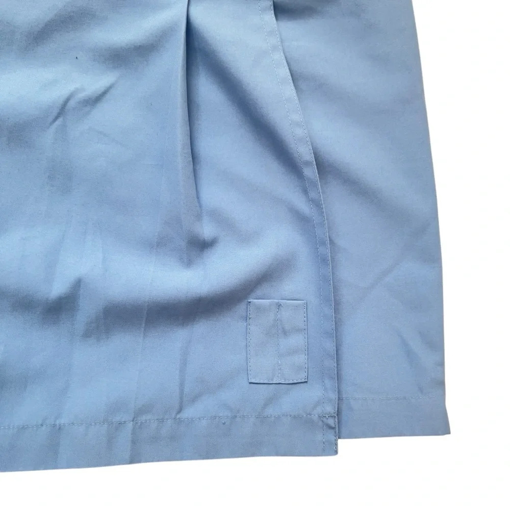 Izod Xtra Dry Blue Sports Skort w Side Zipper and Pocket - Picture 3 of 9